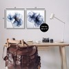 Stupell Industries Blue Modern Flowers, 17" x 17" (Set of 2) - 3 of 4