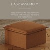 Maven Lane Claude Contemporary Ottoman in Fabric Upholstery - 4 of 4