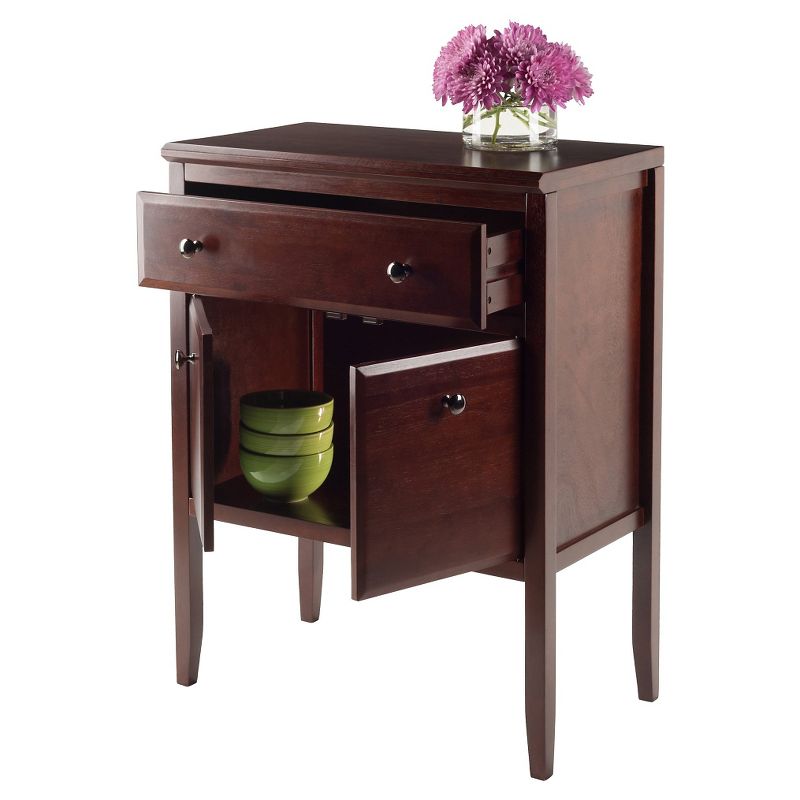 Orleans Modular Buffet with Drawer and Cabinet Wood/Dark Cappuccino - Winsome, 6 of 12