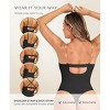 SHAPELLX Shapewear Bodysuit for Women Tummy Control Strapless Body Suit Faja Body Shaper Thong—Black 38 - 2 of 3