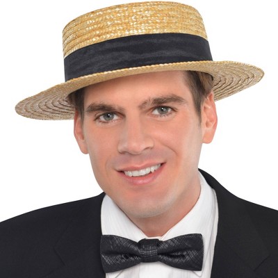 Adult Straw Hat Halloween Costume Headwear
