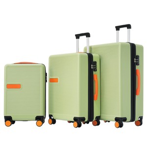3-Piece Hardshell Luggage Set Trolley Suitcases,Minimalist Expandable Spinner Suitcase with TSA Lock (20"/24"/28")–Cuddlewood - 1 of 4
