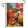Briarwood Lane Fall Garden Flag 18x12.5 For Outdoor Autumn Chickadees Garden Flag Flag For Fall Garden Flag Flags For Outside - 2 of 4
