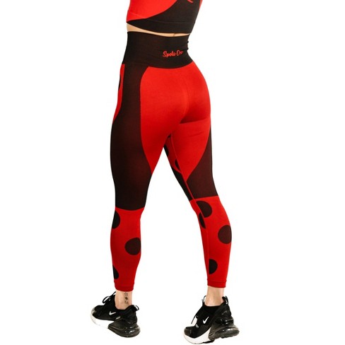 Miraculous Ladybug Womens Leggings Active Cosplay by MAXXIM X-Large