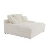 NicBex Couches for Living Room 66.5" Cloud Couch Soft Modern Double Sleeper Sofa Corduroy Fluffy Upholstery with Square Armrests - 4 of 4