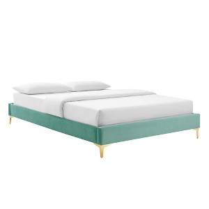 Modway Sutton King Performance Velvet Bed Frame - 1 of 4
