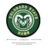 Evergreen Ultra-Thin Edgelight LED Wall Decor, Round, Colorado State University- 23 x 23 Inches Made In USA - 2 of 4