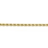 Black Bow Jewelry 4mm 10k Yellow Gold Diamond Cut Solid Rope Chain Bracelet - 2 of 4