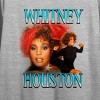 Whitney Houston Photo Art Crew Neck Short Sleeve Athletic Heather Women's Crop T-shirt - 2 of 3