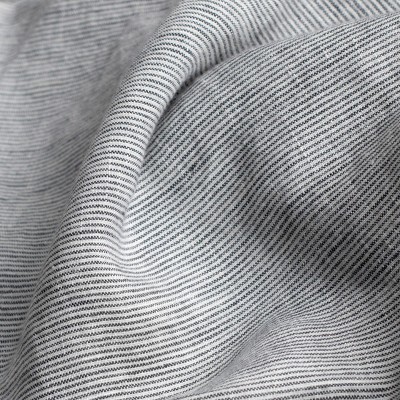Twin Shadow Pinstripe French Linen Sheet Set