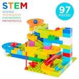 Best Choice Products 97-Piece Marble Maze Run Racetrack Puzzle Construction Game Set STEM Toy w/ 4 Balls