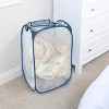 Deluxe Mesh Pop Up Square Laundry Hamper - 2 of 4