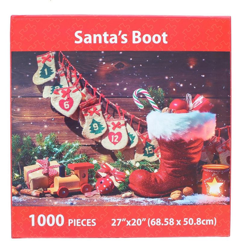 Puzzleworks Santas Boot 1000 Piece Jigsaw Puzzle, 2 of 7