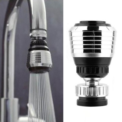 Plastic Kitchen Strainer Bubbler Water-saving Aerator Shower Splash Faucet Filter Swivel Head, Size: 62 x 36 x 23.5mm