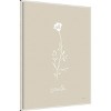 32"x42" Delicate Wildflowers IV by Katrina Pete Framed Canvas Wall Art Print White - Amanti Art: Modern Style, Vertical Lithograph - 2 of 4