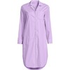 Lands' End Women's Cotton Poplin Long Sleeve Sleepshirt Nightgown - 3 of 3