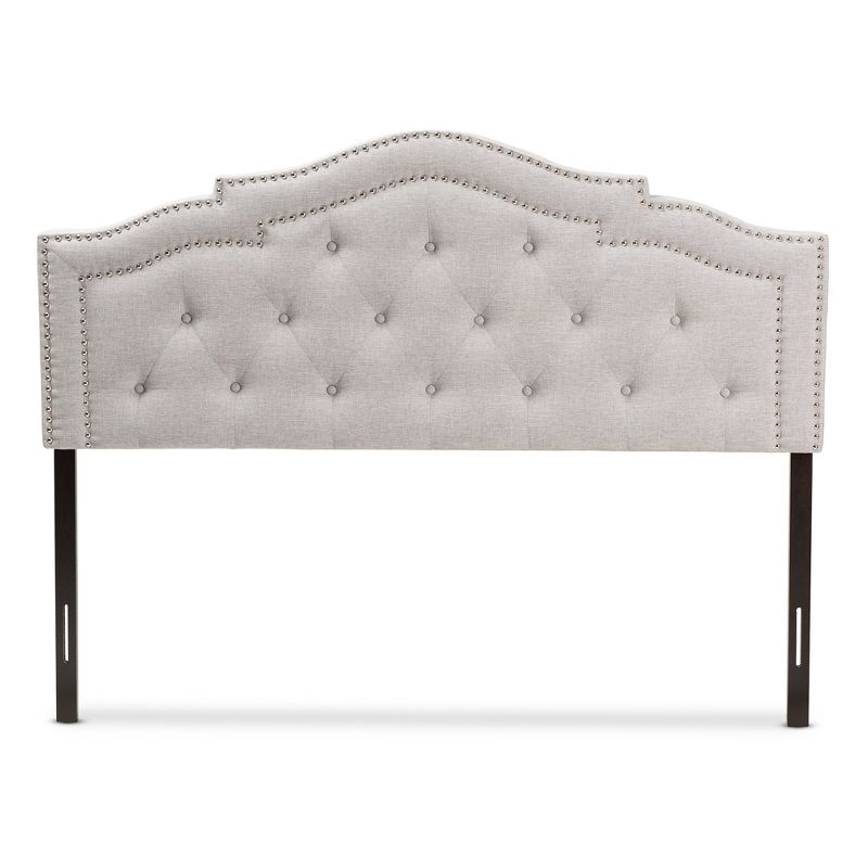 Queen Edith Modern And Contemporary Fabric Headboard Beige - Baxton Studio, 3 of 8
