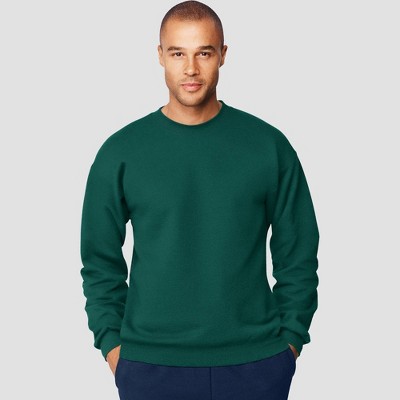 green sweat shirt