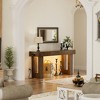 Aheaplus 63'' Farmhouse Console Table with Power Outlets and Light, Wood Narrow Entryway Table - 4 of 4