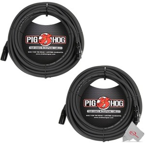 Pig Hog XLR Microphone Cable Male to Female 50Ft - 2 Units - 1 of 3