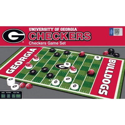 MasterPieces NCAA Georgia Checkers Board Game