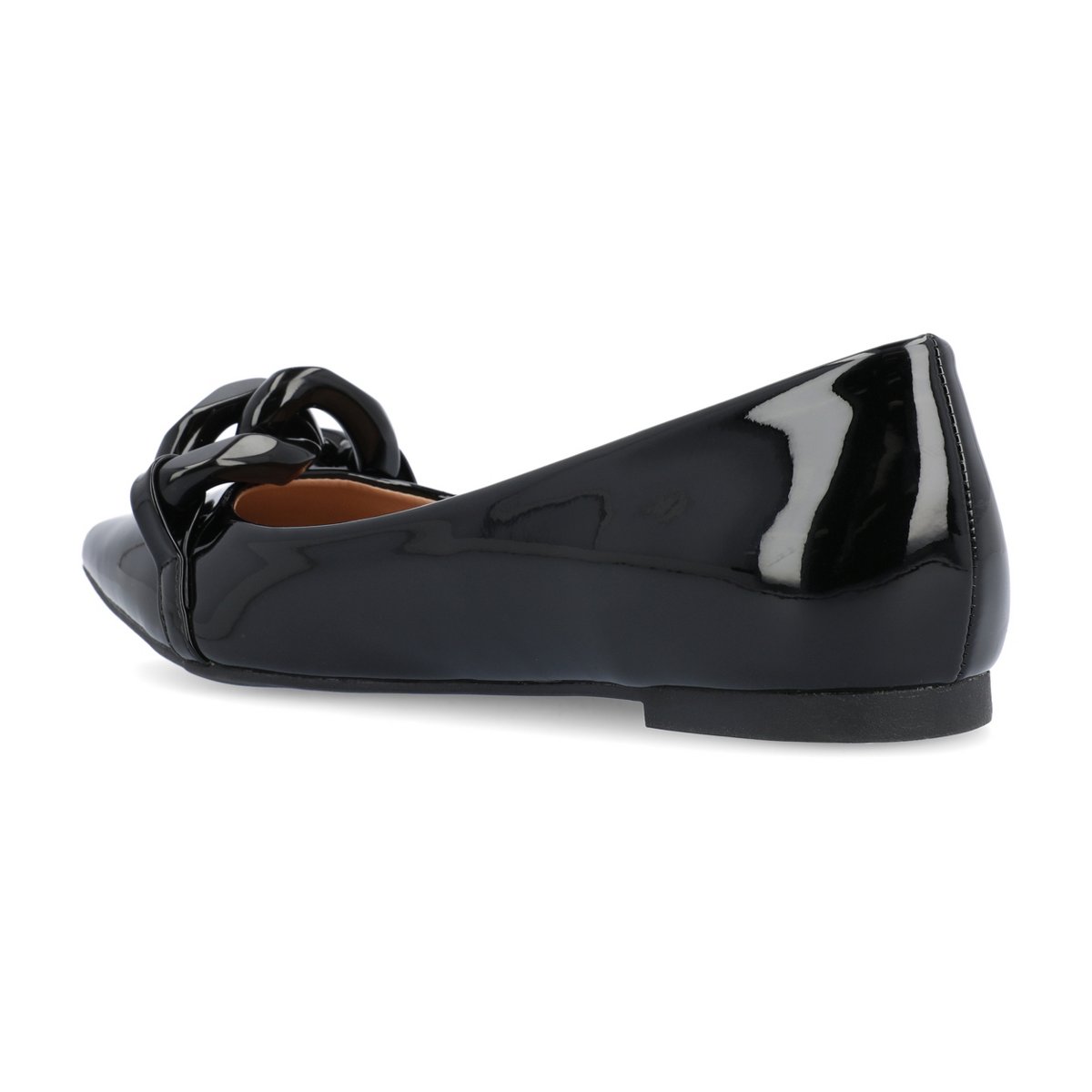 Обувь Journee Collection Women's Clareene Slip On Pointed Toe Ballet Flats Black 8 — фото 7