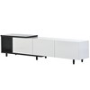 TIRAMISUBEST Modern Extendable TV Stand for TVs up to 80 Inches, Media Console Table with Drawers and Adjustable Feet - 3 of 4