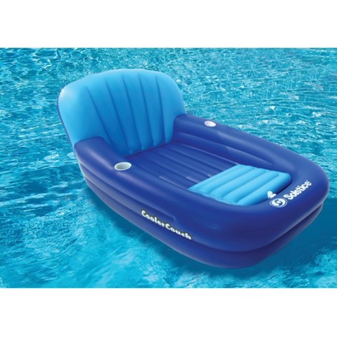 Swim Central 54 Inflatable Couch 1 Person Swimming Pool Lounger
