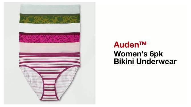Women's 6pk Bikini Underwear - Auden™, 2 of 4, play video