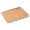 BergHOFF Leo 16.25" Bamboo Cutting Board, Anti-Slip, Rubber Ring, Grey - 3 of 4