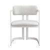 Christopher Knight Home Celica Modern Upholstered Dining Chairs (Set of 2), White - 4 of 4