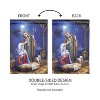 Holy Night Nativity Garden Lustre Flag - 3 of 4