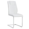 NicBex Dining Chairs Set of 4 Upholstered Chair Faux Leather Padded Seat with Metal Legs Design for Kitchen, Living Room, Bedroom - 4 of 4