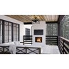 Urban Ambiance Luxury Farmhouse Ceiling Fan 17''H x 22''W,  Midnight Black Finish,  Berkeley Collection, UHP9243 - 2 of 4
