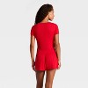 Women's Pointelle Short Sleeve Top and Shorts Pajama Set - Wild Fable™ - 2 of 3