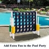Costzon Giant 4-in-a-Row Game, Jumbo 4-to-Score Set for Kids & Adults, Indoor/Outdoor Plastic Connect Game with Carrying Bag (4ft x 3.5ft) - 2 of 4