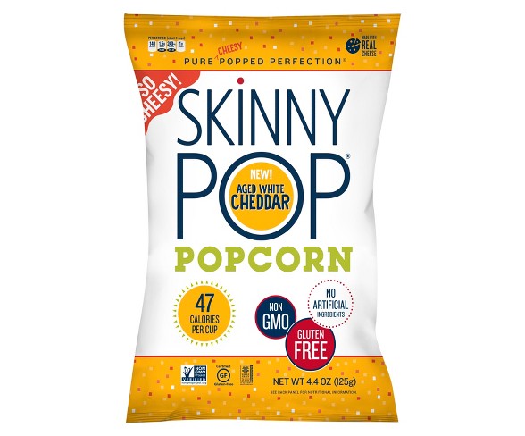 Skinny Pop Aged White Cheddar Popcorn - 4.4oz