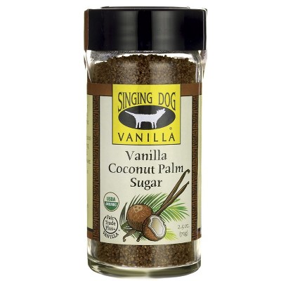 Singing Dog Vanilla Vanilla Coconut Palm Sugar.