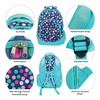 Reinforced and Water Resistant Padded Laptop School Backpack and Insulated Soft Cooler Lunch Bag Set, Polka Dot - 2 of 3