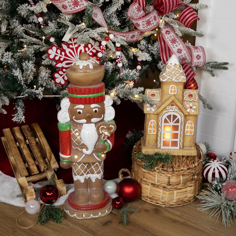 Northlight 16" LED Lighted Gingerbread House Christmas Decoration, 4 of 10