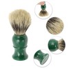 Unique Bargains Durable Shaving Brush 3.74"x1.3" Green 1 Pc - 3 of 4