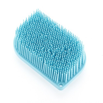 Unique Bargains Double Sided Bath Brush for Bathroom 4.17"×2.76" 1 Pc