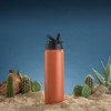 JoyJolt Stainless Steel Water Bottle with Flip Lid & Sport Straw Lid - 22 oz Hot/Cold Vacuum Insulated Stainless Steel Water Bottle - 3 of 4