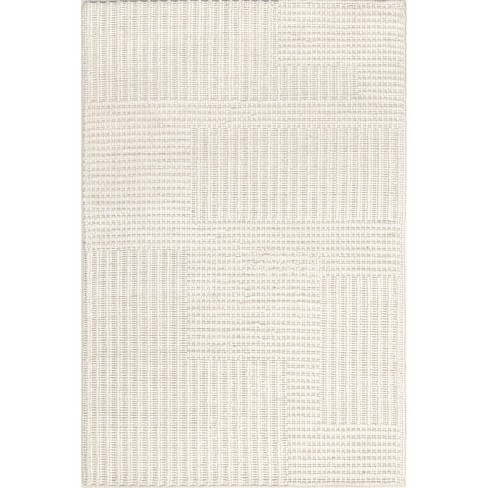 Nuloom Dorene Contemporary High-low Striped Wool Area Rug, Runner 2' 6 ...