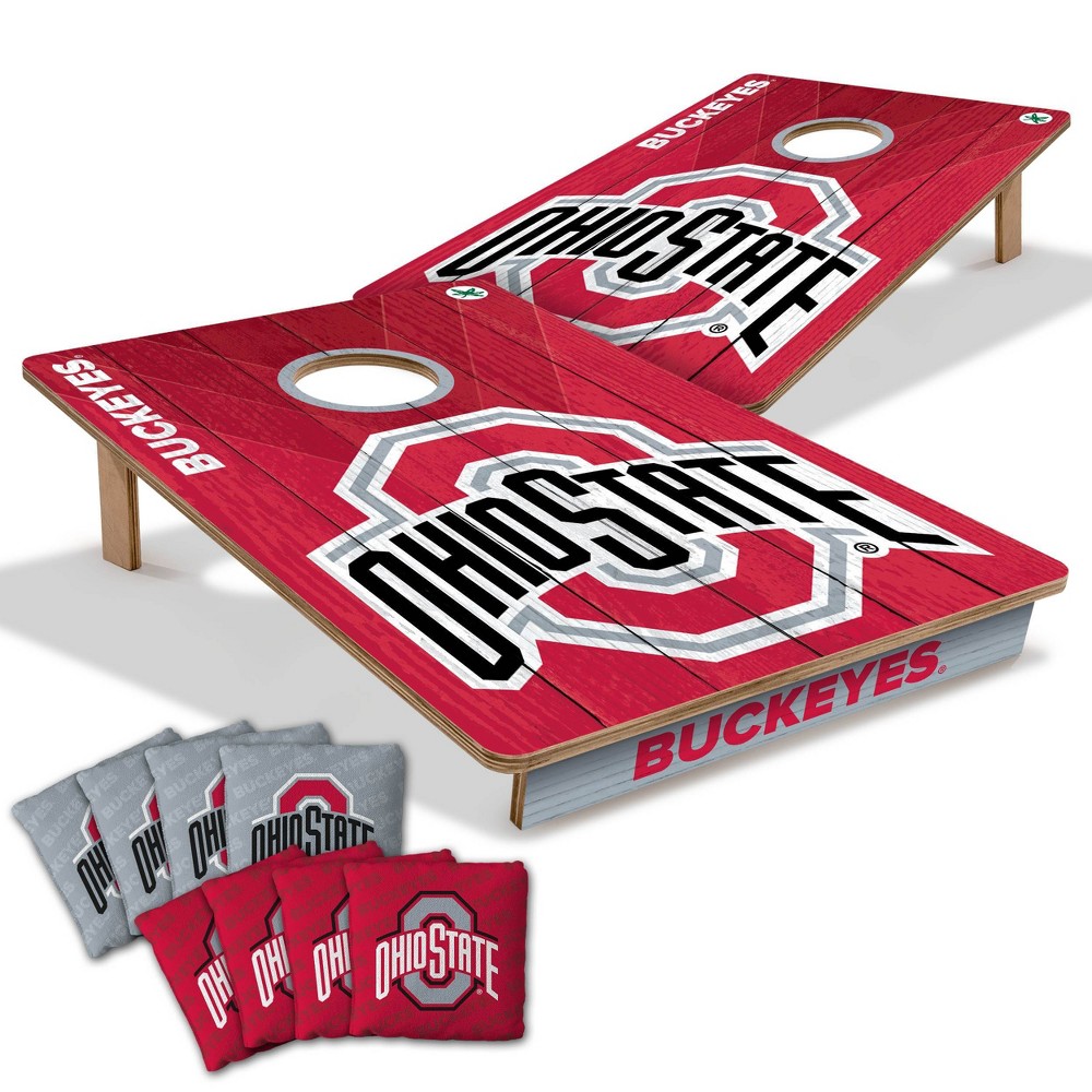 NCAA Ohio State Buckeyes 2'x3' Wood Toss Game Set
