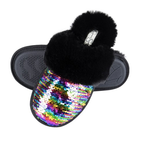 Women's best sale sequin slippers