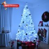 SUGIFT 6ft Artificial Christmas Tree - Premium Hinged Xmas Tree with 1000 Branch Tips and Foldable Metal Stand - 2 of 4