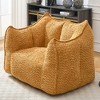 Lyngins Premium Chenille Bean Bag Chair, Lightweight Square Lazy Chair with Armrests & Handle, Stylish Accent Chair, Single Sofa Chair for Adults - 2 of 4