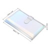 Unique Bargains PU leather DIY Mini Storage Wallet Photo Album 96 Pockets - 2 of 4