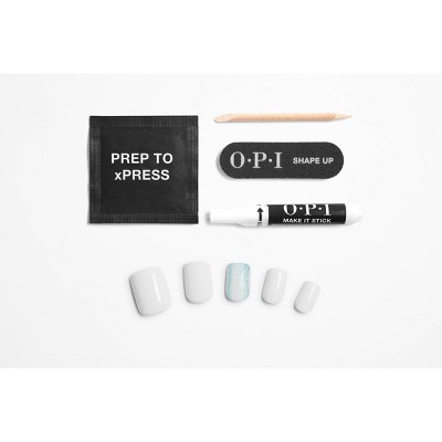 OPI Press-On Fake Nails - All Ice On Alpine Snow - 26ct